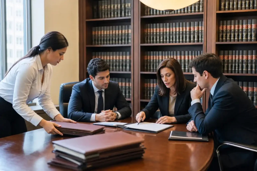 Cómo está formado un bufete de abogados